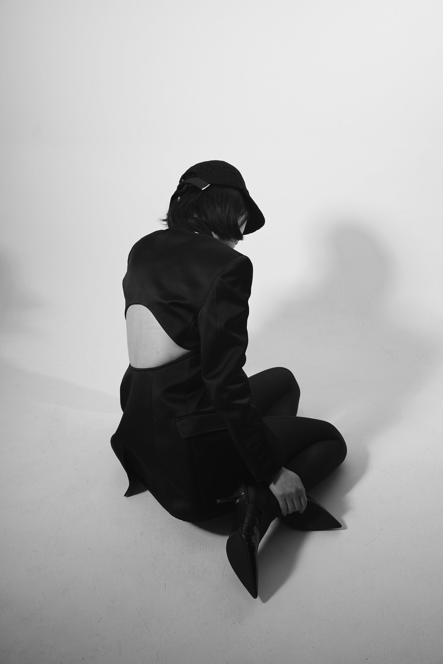 COLLETTE CAP - BLACK