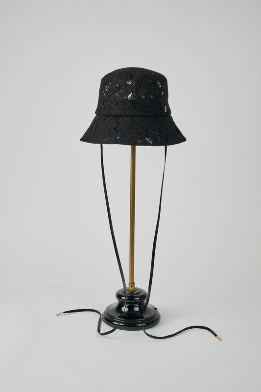 COLLET HAT.C - BLACK
