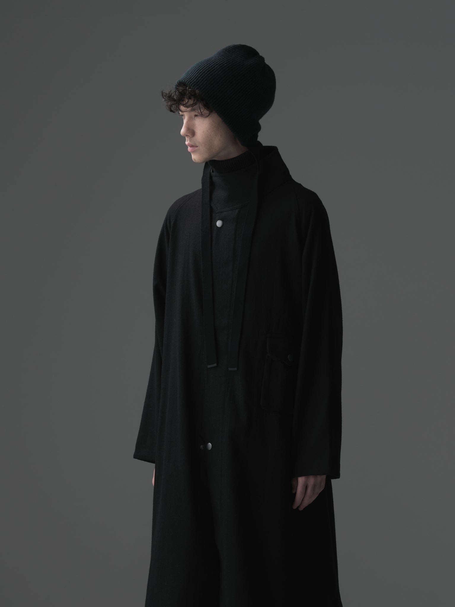 ENTWURFEIN(エントワフェイン) Fillip．L ニット帽／EE04 226